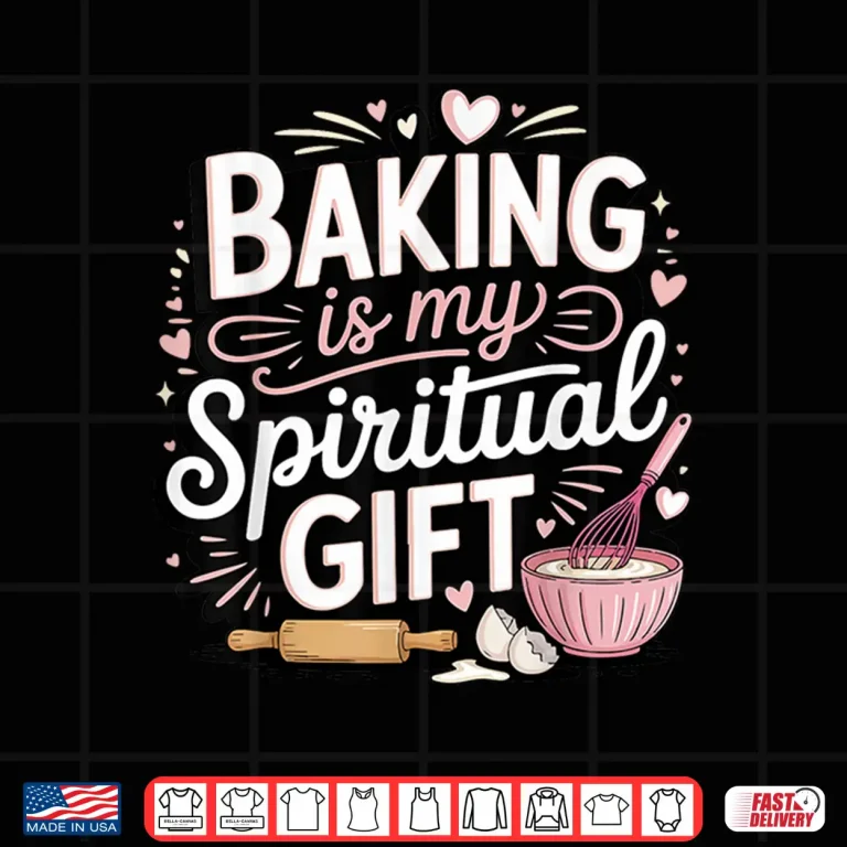 Design Baking Is My Spiritual Gift Professional Minimalist Shirt