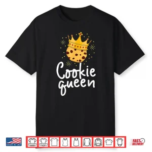 Cookie Queen Cute Chocolate Chip Foodie Professional Shirt