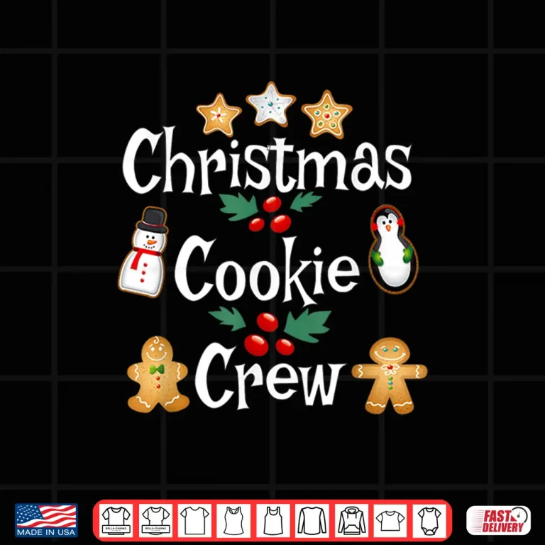 Design Christmas Baking Team Apparel Cookie Crew Bakers Gift Shirt