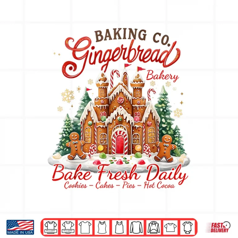 Design Gingerbread Baking Company Bake Fresh Daily Art Shirt