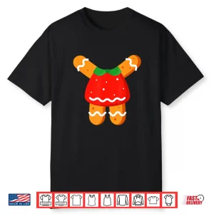 Gingerbread Women Girls Body Costume Graphic Identity Shirt