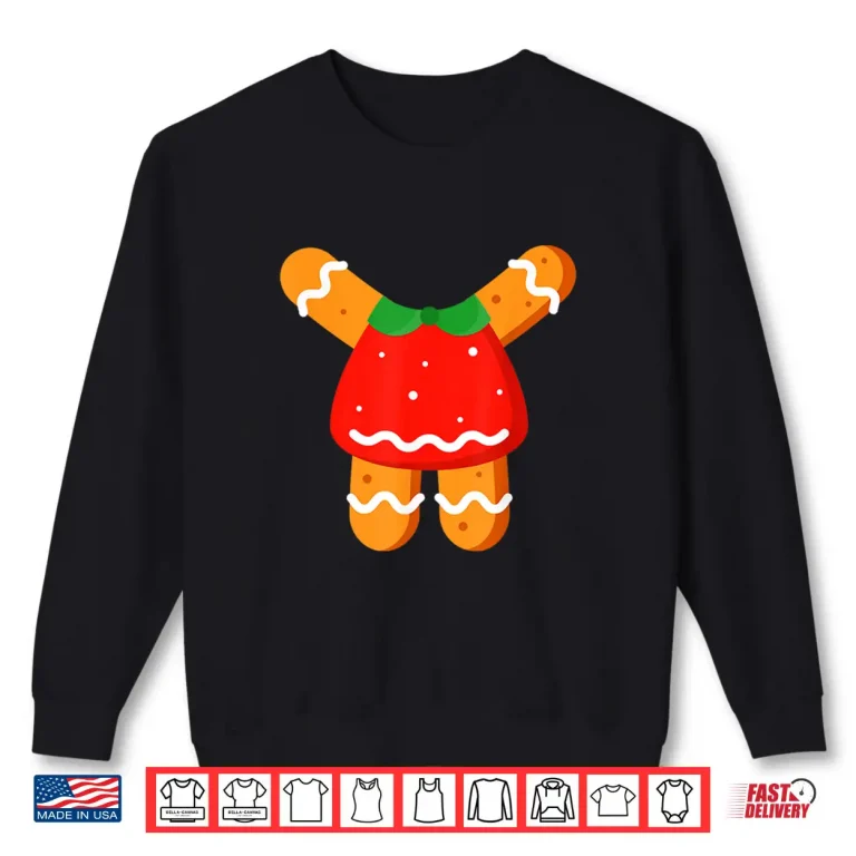 Sweatshirt Gingerbread Women Girls Body Costume Graphic Identity Shirt