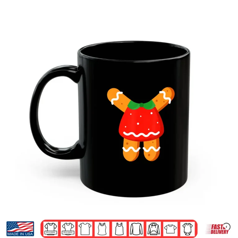 Mug Gingerbread Women Girls Body Costume Graphic Identity Shirt