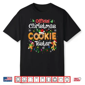 Official Christmas Cookie Tester Taster Baking Crew Shirt