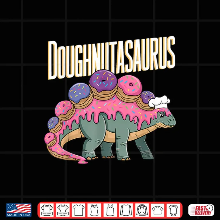 Design Doughnut Dino T Rex Baking Dinosaur Funny Donut Shirt