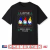 Lefse Rolling Team Christmas Baking Tomte Gnome Xmas Women Shirt