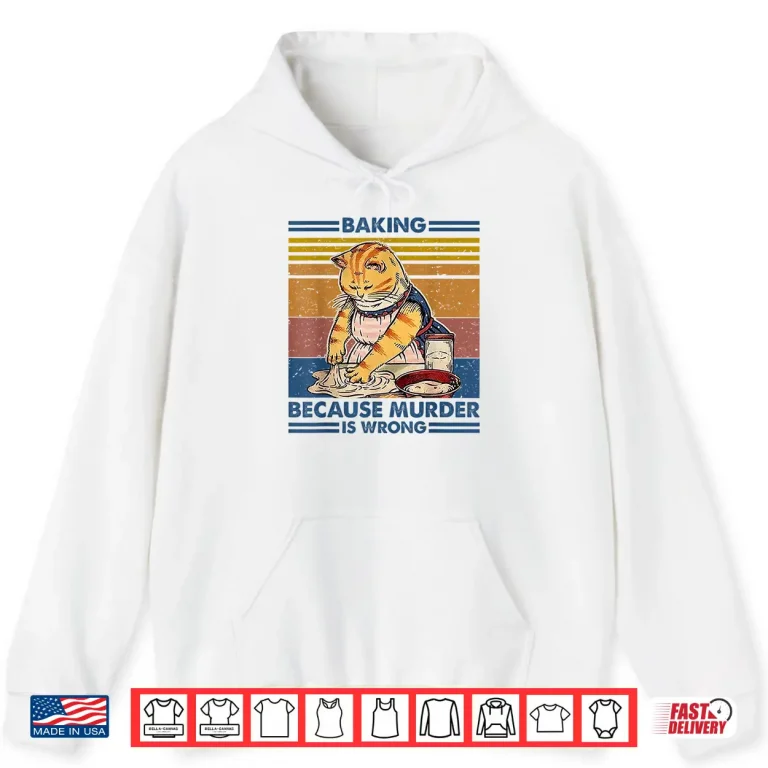 Hoodie Cat Funny Vinatge Shirt