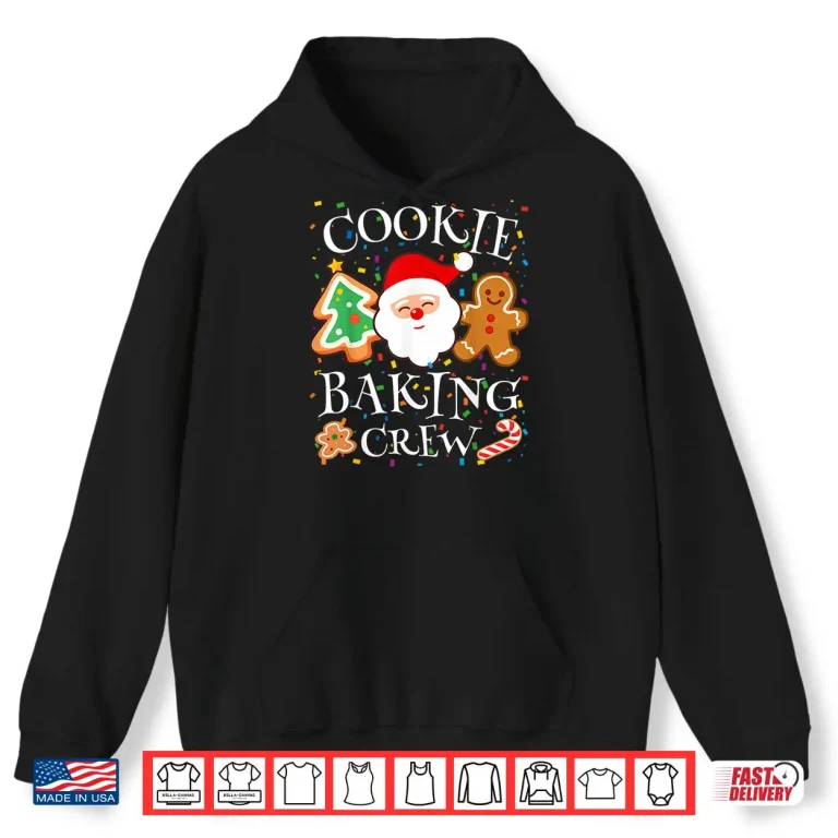 Hoodie Christmas Cookie Baking Crew Cookie Crew Family Kids Pajamas Shirt