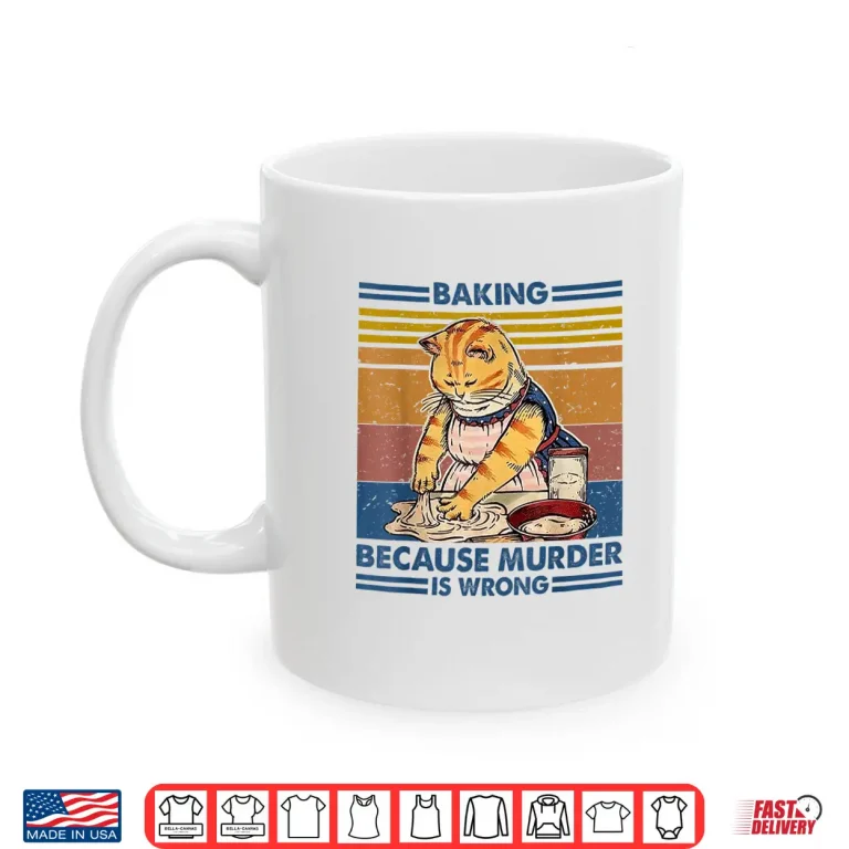 Mug Cat Funny Vinatge Shirt