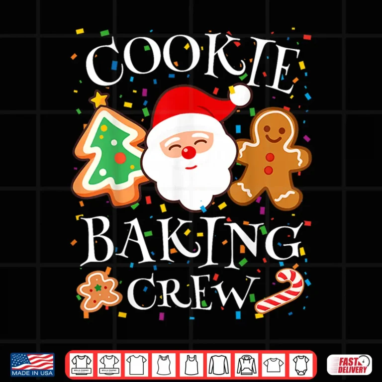 Design Christmas Cookie Baking Crew Cookie Crew Family Kids Pajamas Shirt