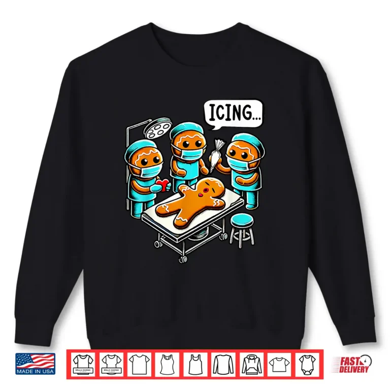 Sweatshirt Funny gingerbread costume cookie baking holiday christmas Shirt