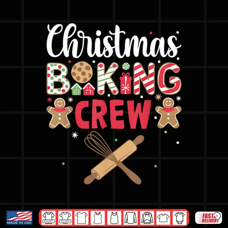 Design Funny Christmas Baking Crew Baking Christmas Cookie Shirt