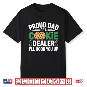 Proud Cookie Dealer Dad Funny Baking Father Dessert Humor Shirt