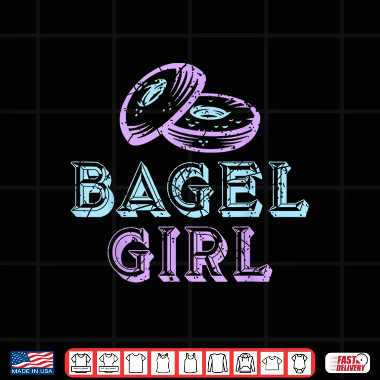 Design Bagel Girl Funny Bagel Lover Costume Gift Shirt