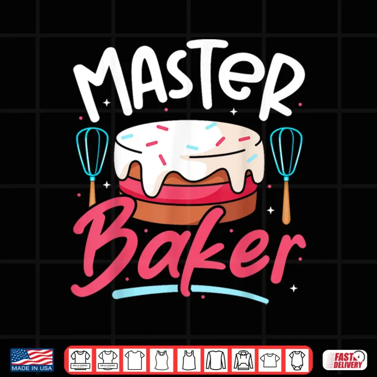 Design Bake Baking Cake Master Baker Shirt