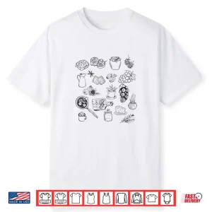 Chef Charcuterie Board Vintage Chef Baking Lover Foodie Shirt