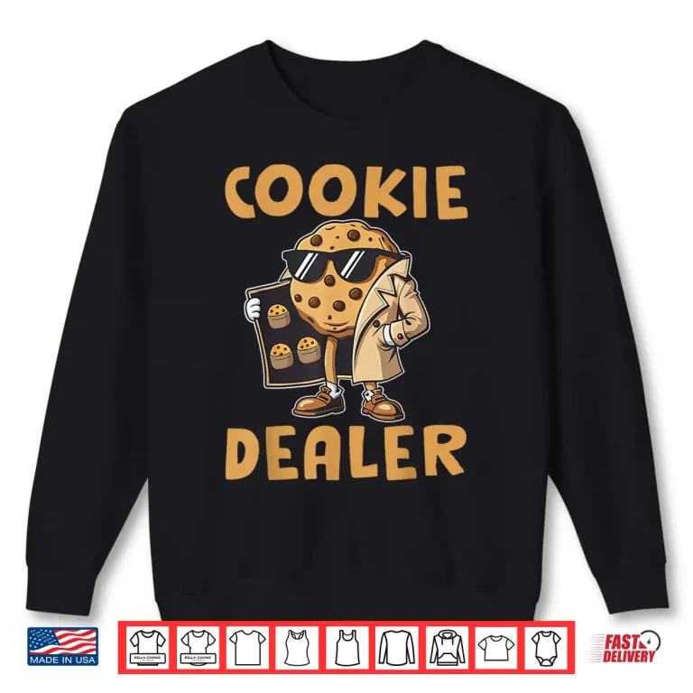 Sweatshirt Cookie Dealer Seller Chocolate Chip Lover Cookies Crew Kids Shirt