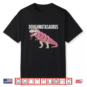 Doughnut Dino T Rex Baking Donut Lover Shirt