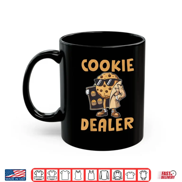 Mug Cookie Dealer Seller Chocolate Chip Lover Cookies Crew Kids Shirt