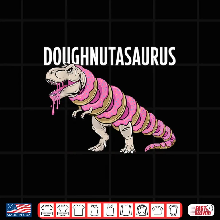Design Doughnut Dino T Rex Baking Donut Lover Shirt