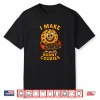 Funny Cartoon Burnt Cookie Baking Design Playful Cookie Shirt