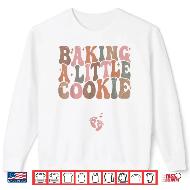 Sweatshirt Baking a Little Cookie Christmas Pregnancy Announcement Shirt