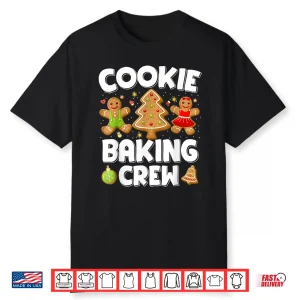 Cookie Baking Crew Christmas Gingerbread Team Squad Family Shirt