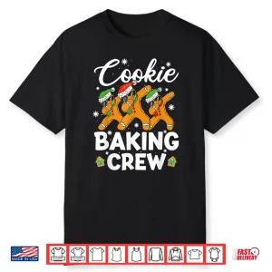 Dancing Gingerbread Man Cookie Baking Crew Christmas Funny Shirt