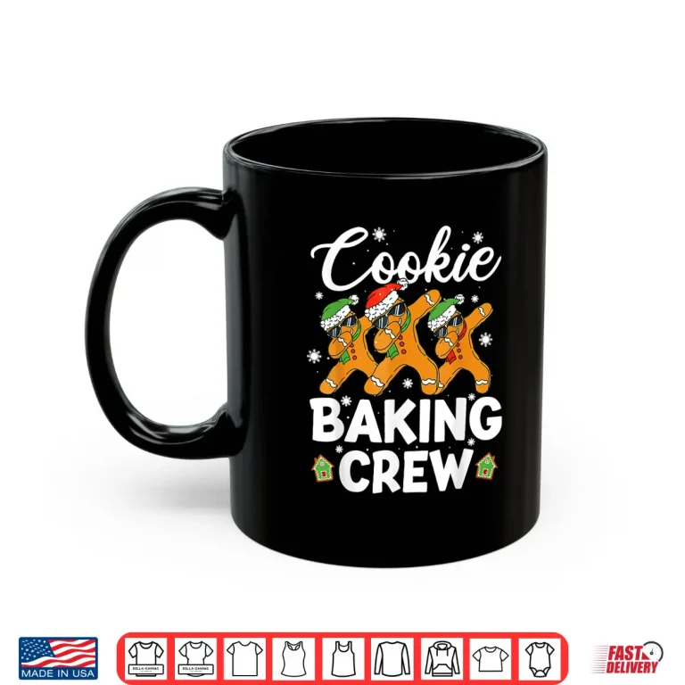 Mug Dancing Gingerbread Man Cookie Baking Crew Christmas Funny Shirt