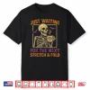 Funny Baking Sourdough Halloween Skeleton Stretch And Fold Shirt