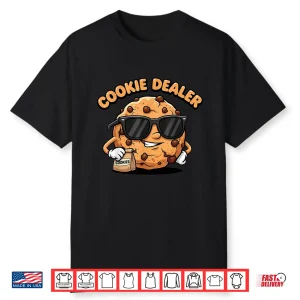 Funny Cookie Dealer Chocolate Chip Cookie Crew Boys Girl Shirt