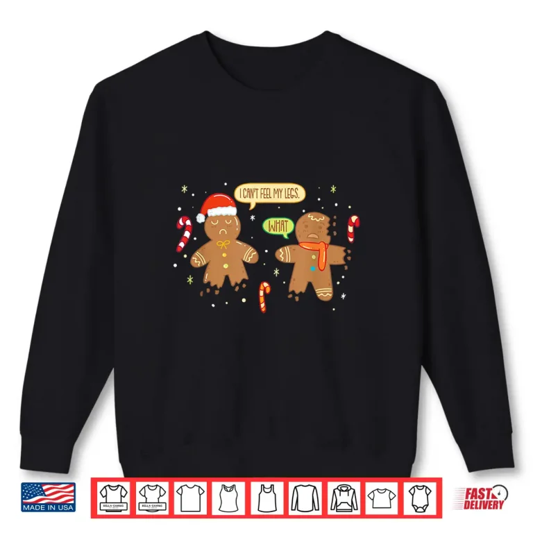Sweatshirt Funny Gingerbread Man Cute Christmas Cookie Gingerbread Shirt