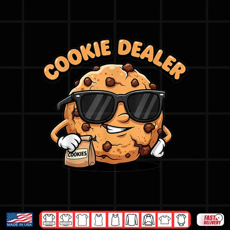 Design Funny Cookie Dealer Chocolate Chip Cookie Crew Boys Girl Shirt