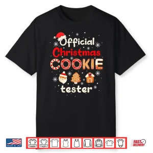 Official Christmas Cookie Tester Taster Baking Crew Toddler Shirt