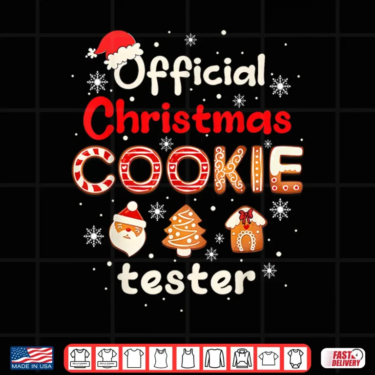 Design Official Christmas Cookie Tester Taster Baking Crew Toddler Shirt