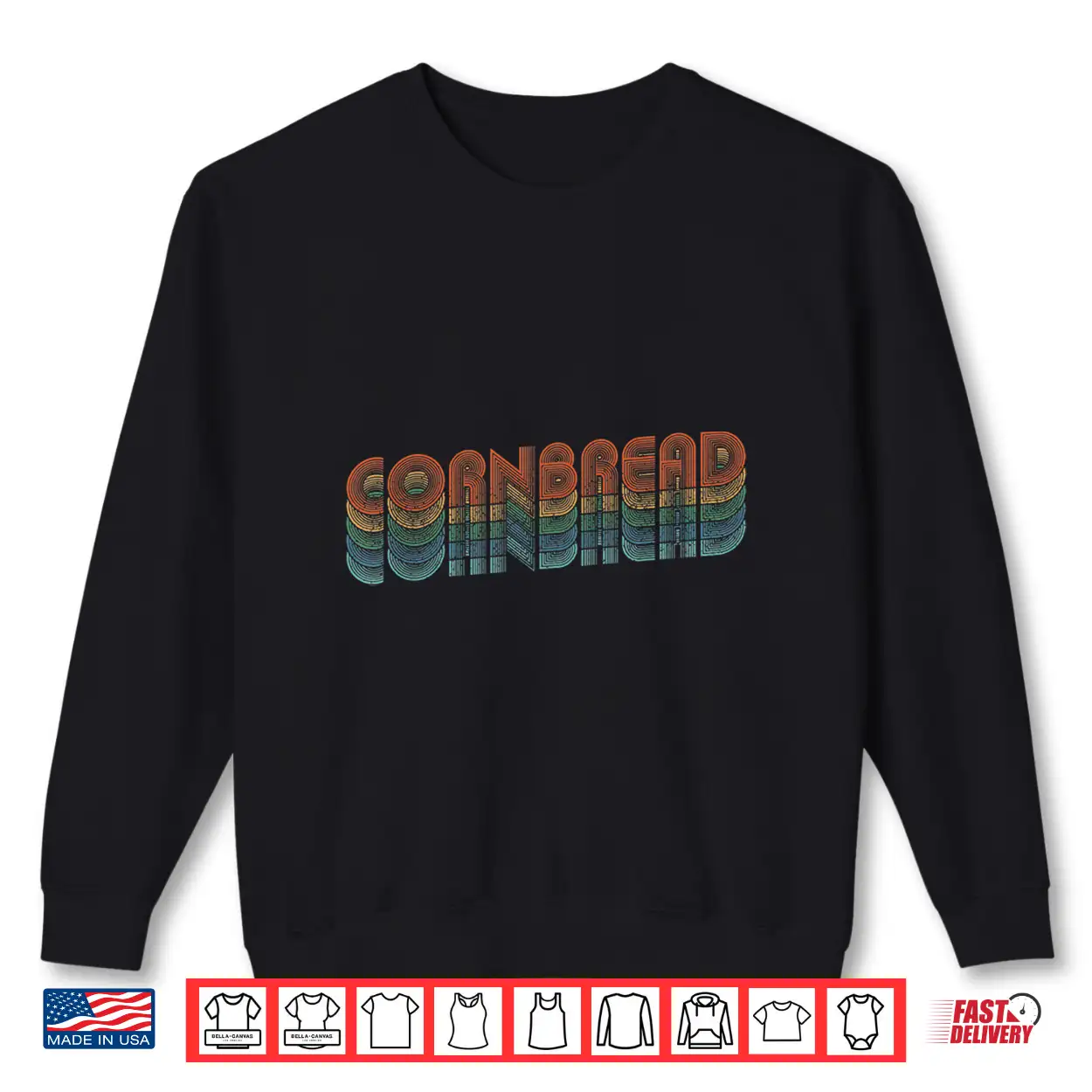 Vintage Cornbread Baking Bread Lovers Retro Pastry Shirt
