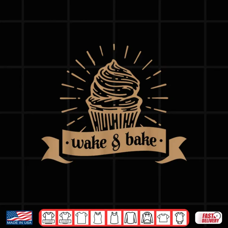 Design Wake Bake Cupcake Baking Chef Shirt