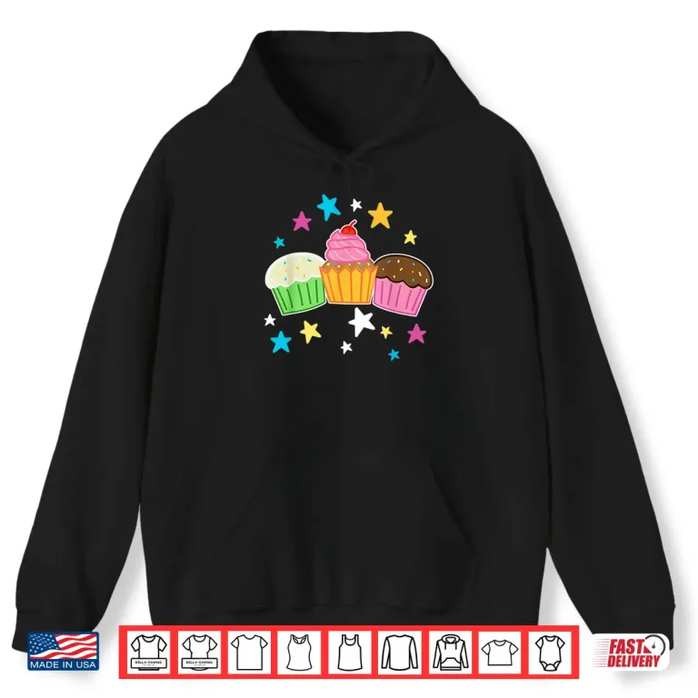Hoodie Funny Baking Delicious Cupcake Lover Cupcakes Shirt