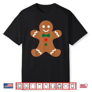 Gingerbread Man Christmas Cookie Baking Holiday Men Women Shirt