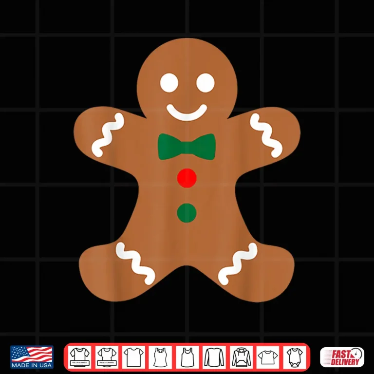 Design Gingerbread Man Christmas Cookie Baking Holiday Men Women Shirt