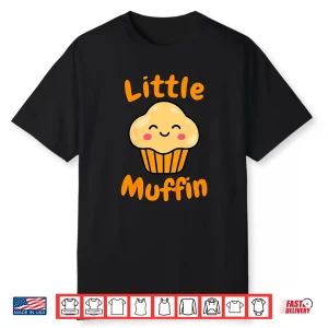 Little Muffin Lover Kids Baking Stud Muffin Toddler Boy Girl Shirt