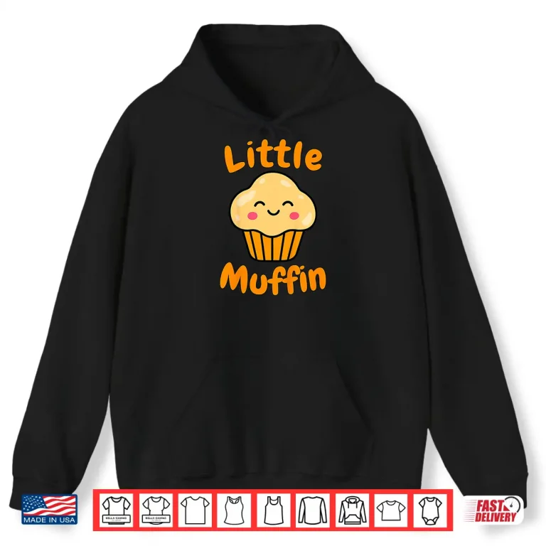 Hoodie Little Muffin Lover Kids Baking Stud Muffin Toddler Boy Girl Shirt
