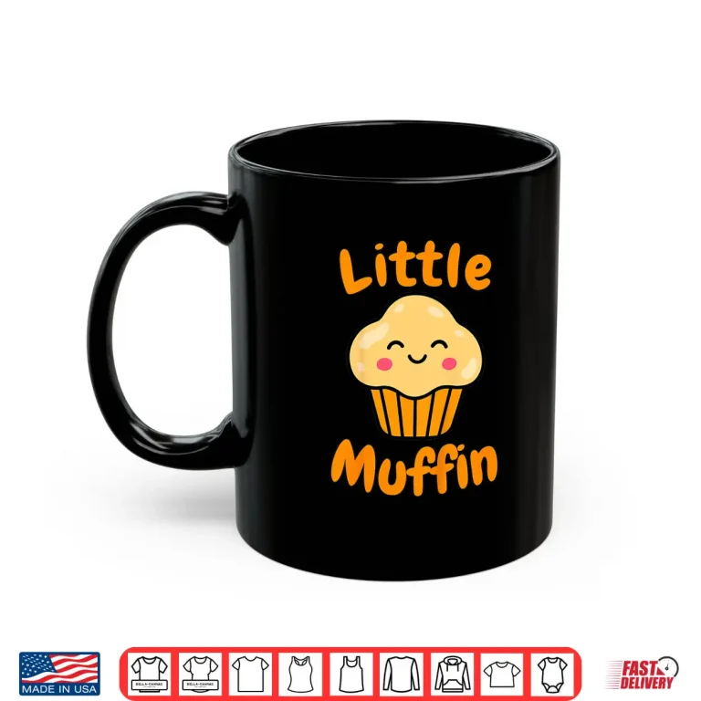 Mug Little Muffin Lover Kids Baking Stud Muffin Toddler Boy Girl Shirt