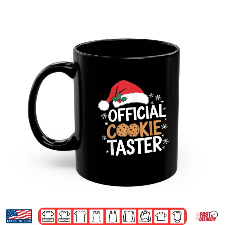 Mug Official Cookie Tester Funny Christmas Taster Baking Crew Shirt
