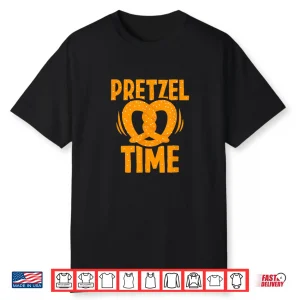 Pretzel Time Baking Lover Bakers Pretzels Day Shirt