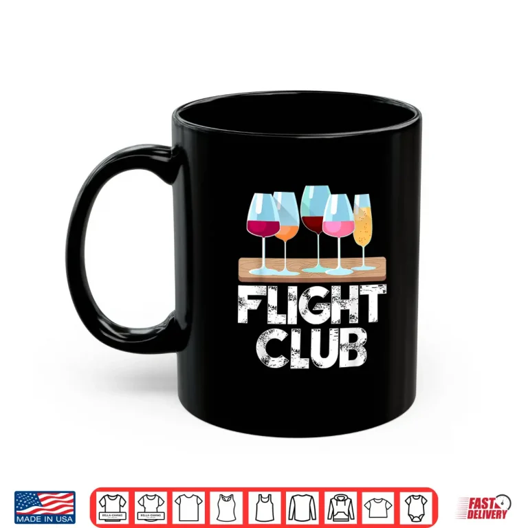 Mug Flight Wine Club FOMO Wine Tasting Sample rose red white Shirt