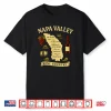 Napa Valley Wine Country Map California Vineyard Shirt