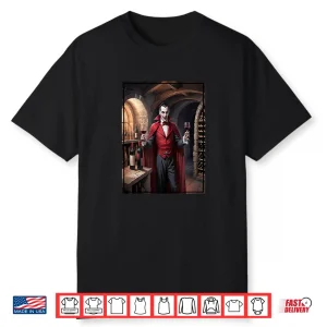Dracula Wine Tasting Transylvanian Castle Cellar Shirt