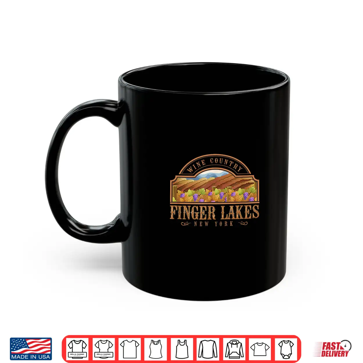 Finger Lakes New York Wine Country Tasting Souvenir Shirt Finger Lakes New York Wine Country Tasting Souvenir Shirt