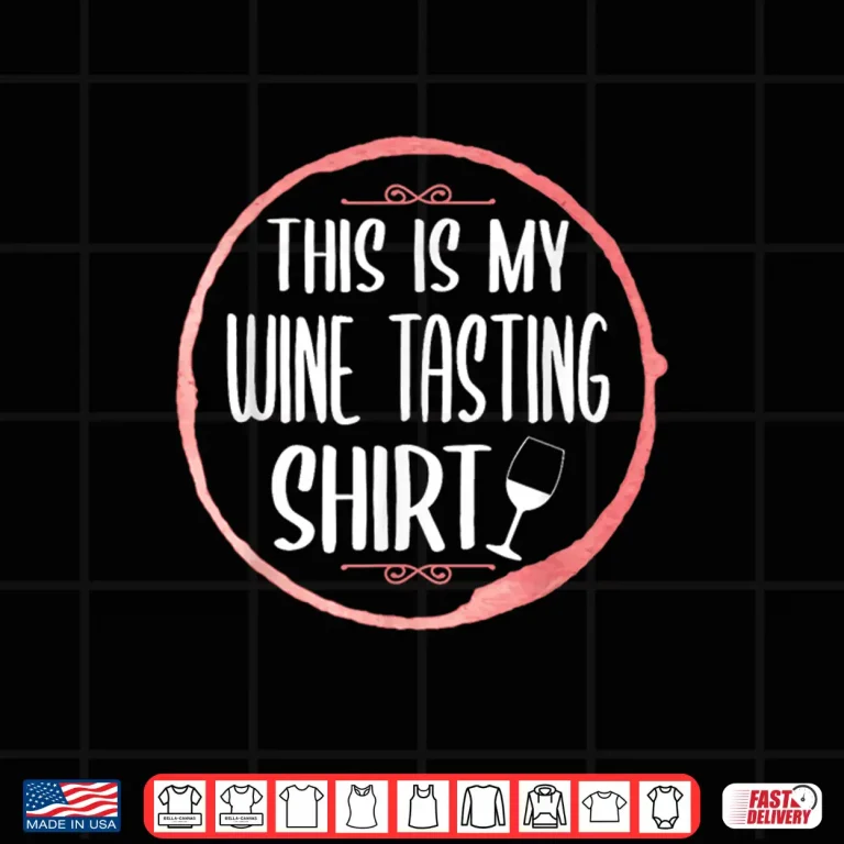 Design This Is My Wine Tasting Professional Minimalist Shirt